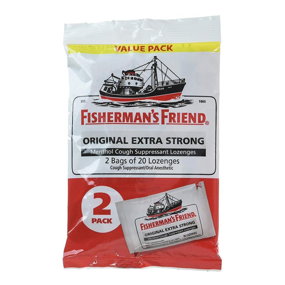 4) Fisherman's Friend Original Extra Strong Cough Suppressant Lozenges (40 Count)