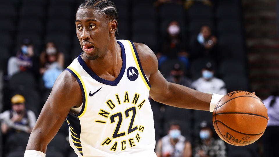 Indiana Pacers forward Caris LeVert made his NBA return after a routine trade MRI revealed a cancerous growth on his kidney. (Photo by Barry Gossage/NBAE via Getty Images)