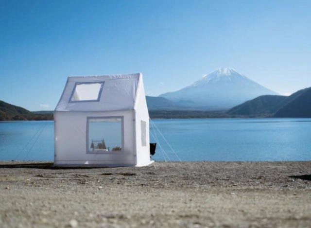 Air Architecture's House-Shaped Inflatable Tent is a Perfect Home Away from  Home