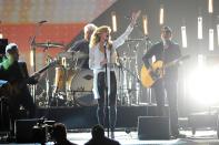 NASHVILLE, TN - NOVEMBER 01: Faith Hill performs during the 46th annual CMA Awards at the Bridgestone Arena on November 1, 2012 in Nashville, Tennessee. (Photo by Jason Kempin/Getty Images)