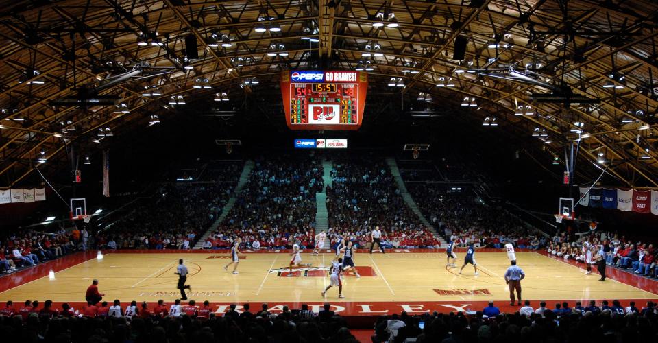 Robertson Memorial Field House on Nov. 1, 2007. The former home of Bradley basketball also housed numerous Peoria-area high school basketball games over the years, including years of sectional matchups and the Manual-Central rivalry.