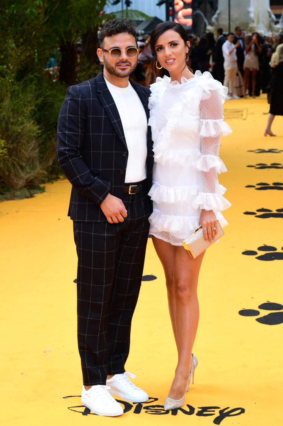 Ryan Thomas and Lucy Mecklenburgh attending Disney's The Lion King European Premiere held in Leicester Square, London.