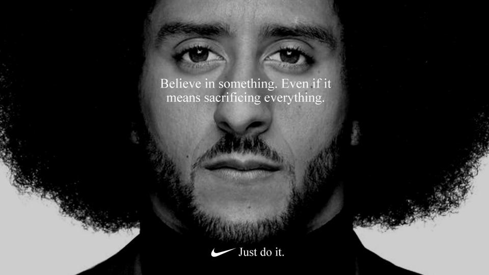 Nike ad with Colin Kaepernick