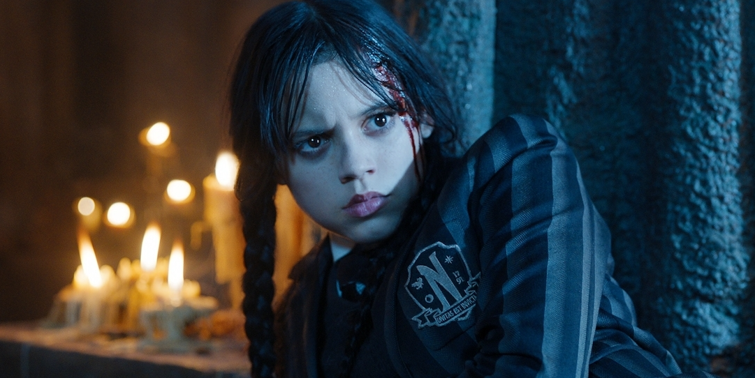 jenna ortega as wednesday addams in 'wednesday'