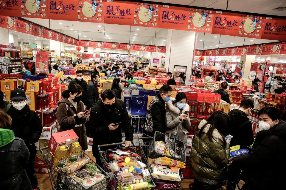 supermarket spring wuhan