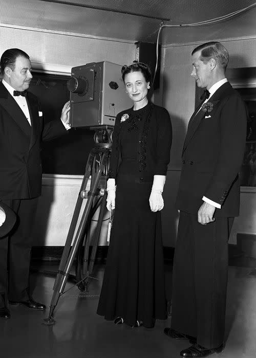 10. King Edward VIII And Wallis Simpson: Duchess of Windsor Wallis Simpson, Duke of Windsor Edward VIII during a visit to NBC Studios in New York, NY on their trip to the United States in October, 1941