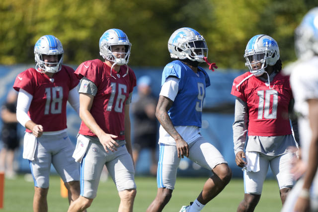 Jameson Williams back at practice for Lions - NBC Sports