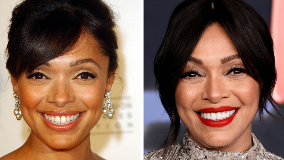 Tamara Taylor Left: 2005; Right: 2023