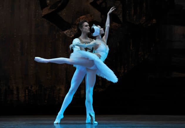 Olga Smirnova and Denis Rodkin in the Bolshoi Ballet's production of 