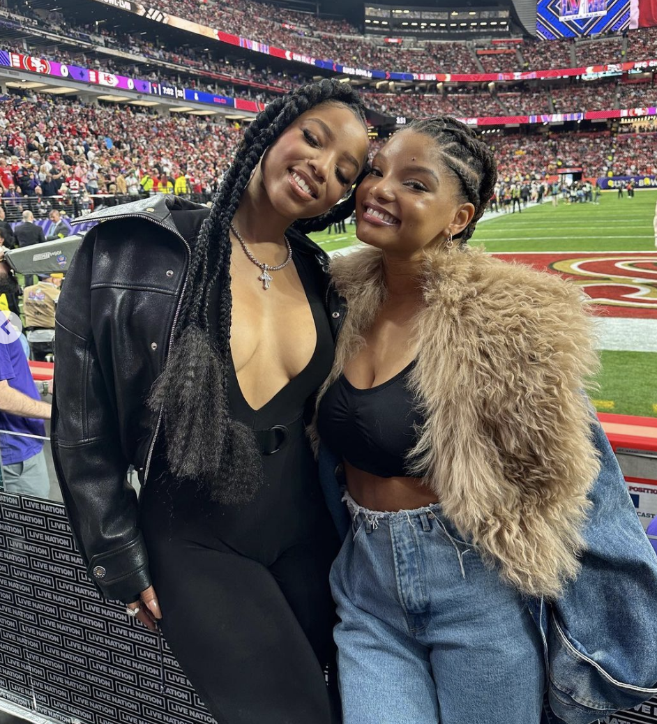 Chloe and Halle Bailey