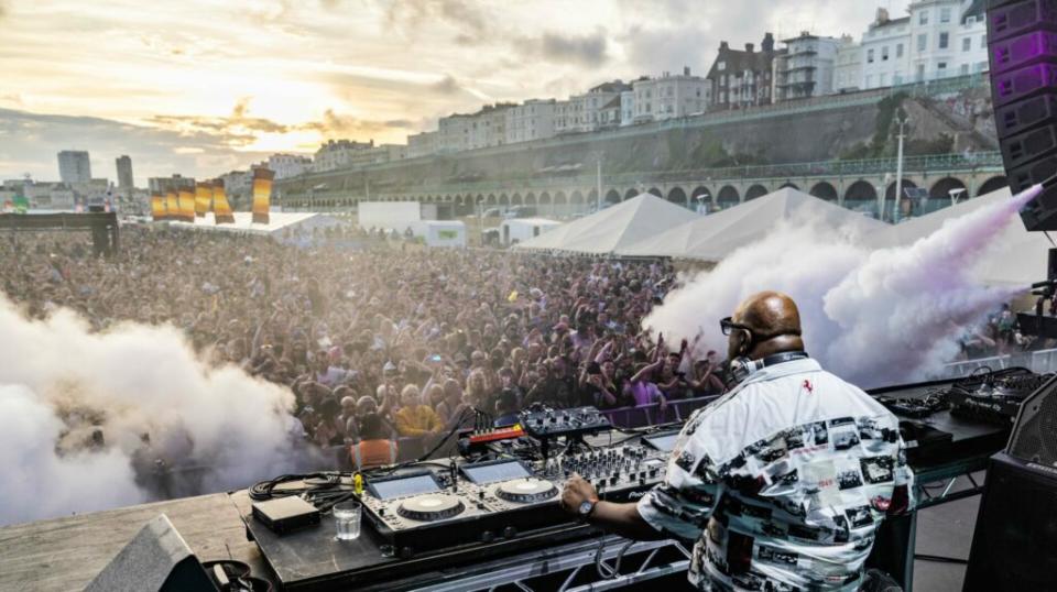 Carl Cox plays On the Beach in Brighton, UK (Picture: Dan Reid)