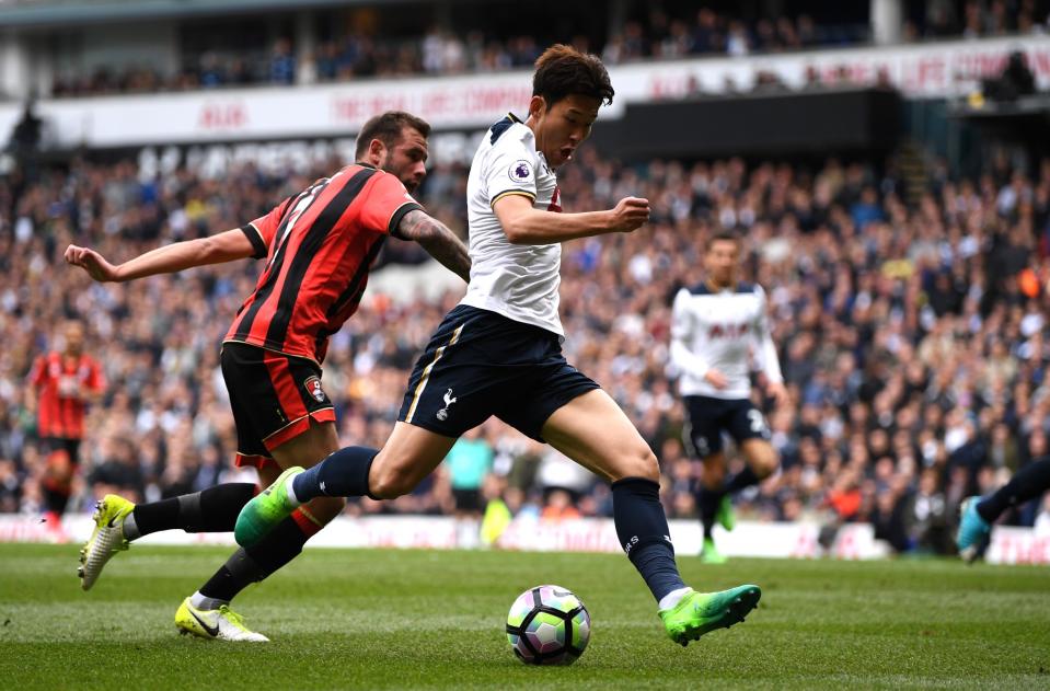 <p>Son makes it 2-0 to Tottenham </p>