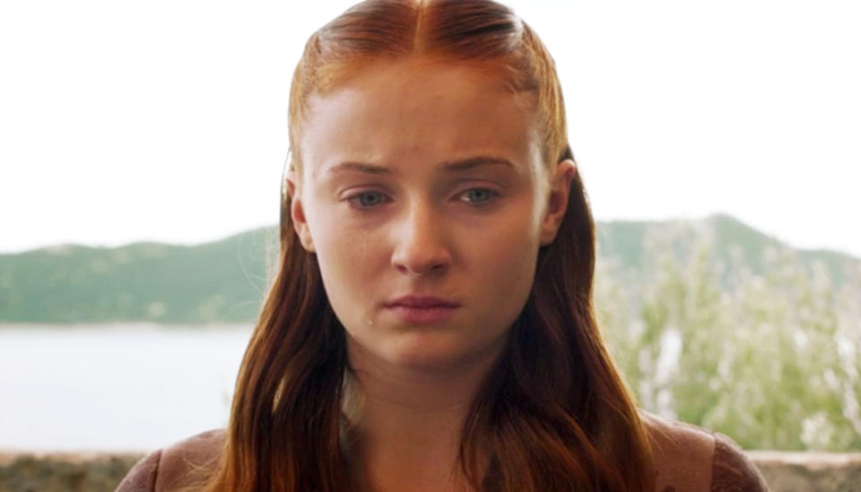 Sophie Turner cried after reading the “Game of Thrones” Season 7 scripts and we have so many questions