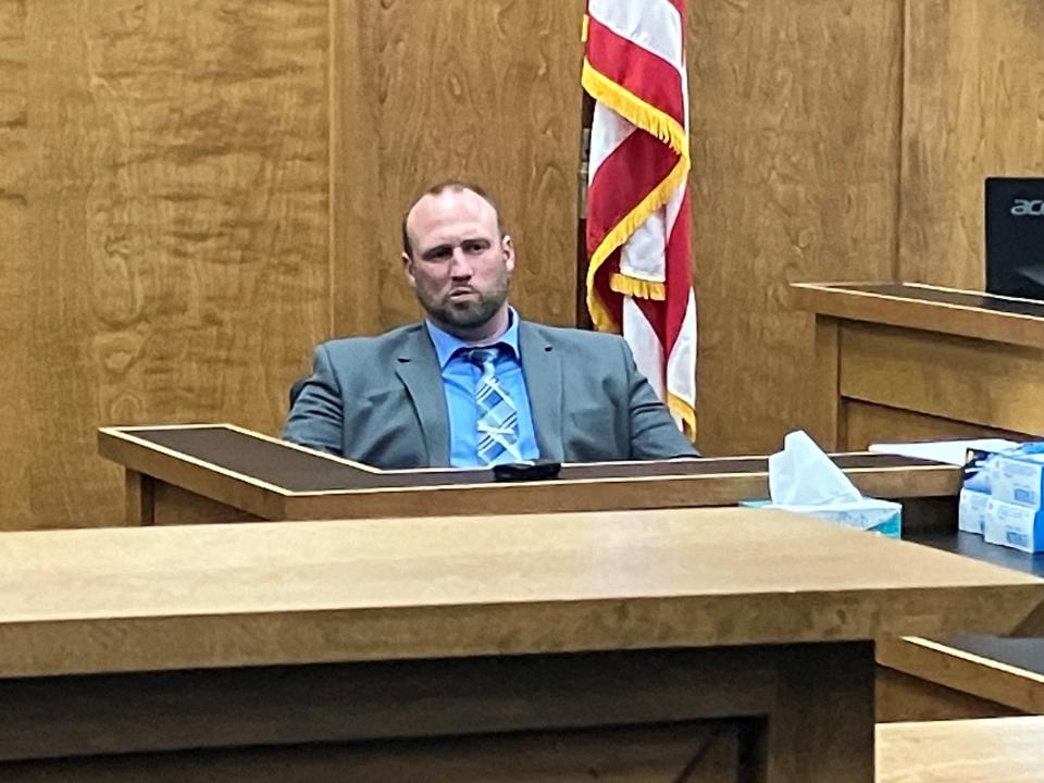 Mansfield police Detective Sgt. Jered Kingsborough testified Tuesday in Richland County Common Pleas Court in the trial of LJ Harris.