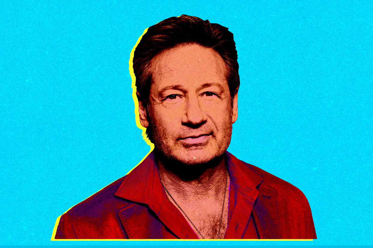 Photo illustration of David Duchovny.