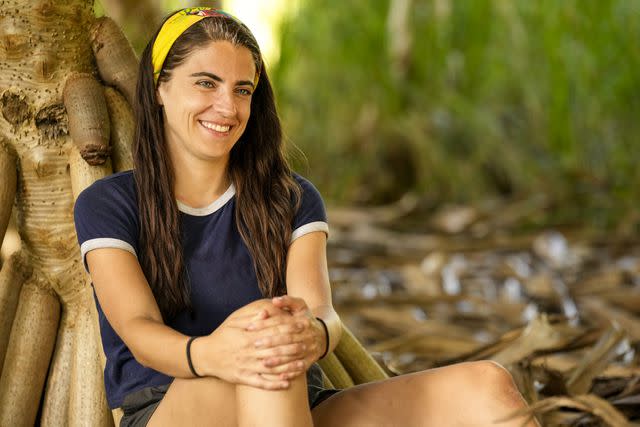 <p>Robert Voets/CBS</p> Kellie Nalbandian on 'Survivor 45'