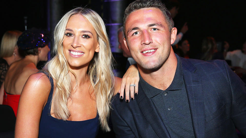 Phoebe and Sam Burgess, pictured here in 2018.