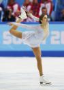 Carolina Kostner of Italy competes during the Team Ladies Short Program at the Sochi 2014 Winter Olympics, February 8, 2014. REUTERS/Alexander Demianchuk (RUSSIA - Tags: SPORT FIGURE SKATING SPORT OLYMPICS)