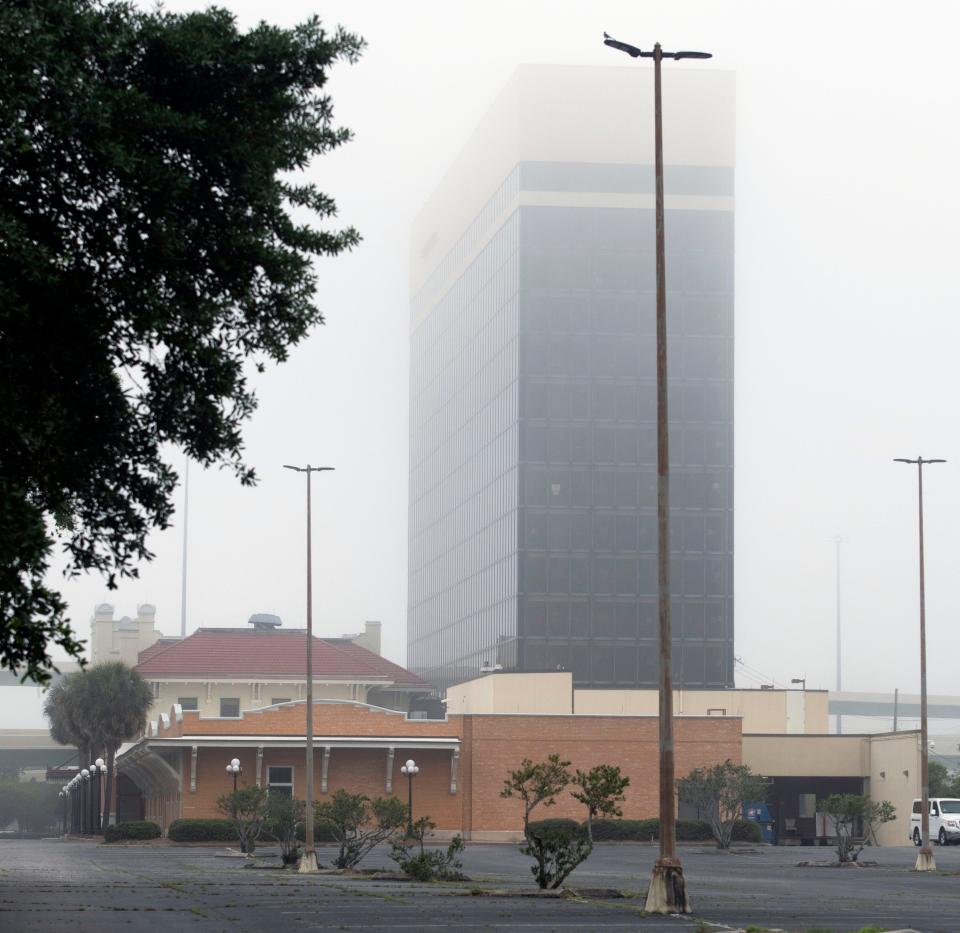 The Grand Hotel, a downtown Pensacola landmark, has been closed since Hurricane Sally hit the Gulf Coast in 2020. 