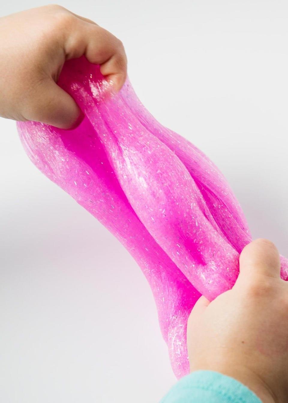 Pink Glitter Slime