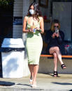 <p>Eiza González looks stunning in a lime green dress while out on a coffee run on Wednesday in L.A.</p>