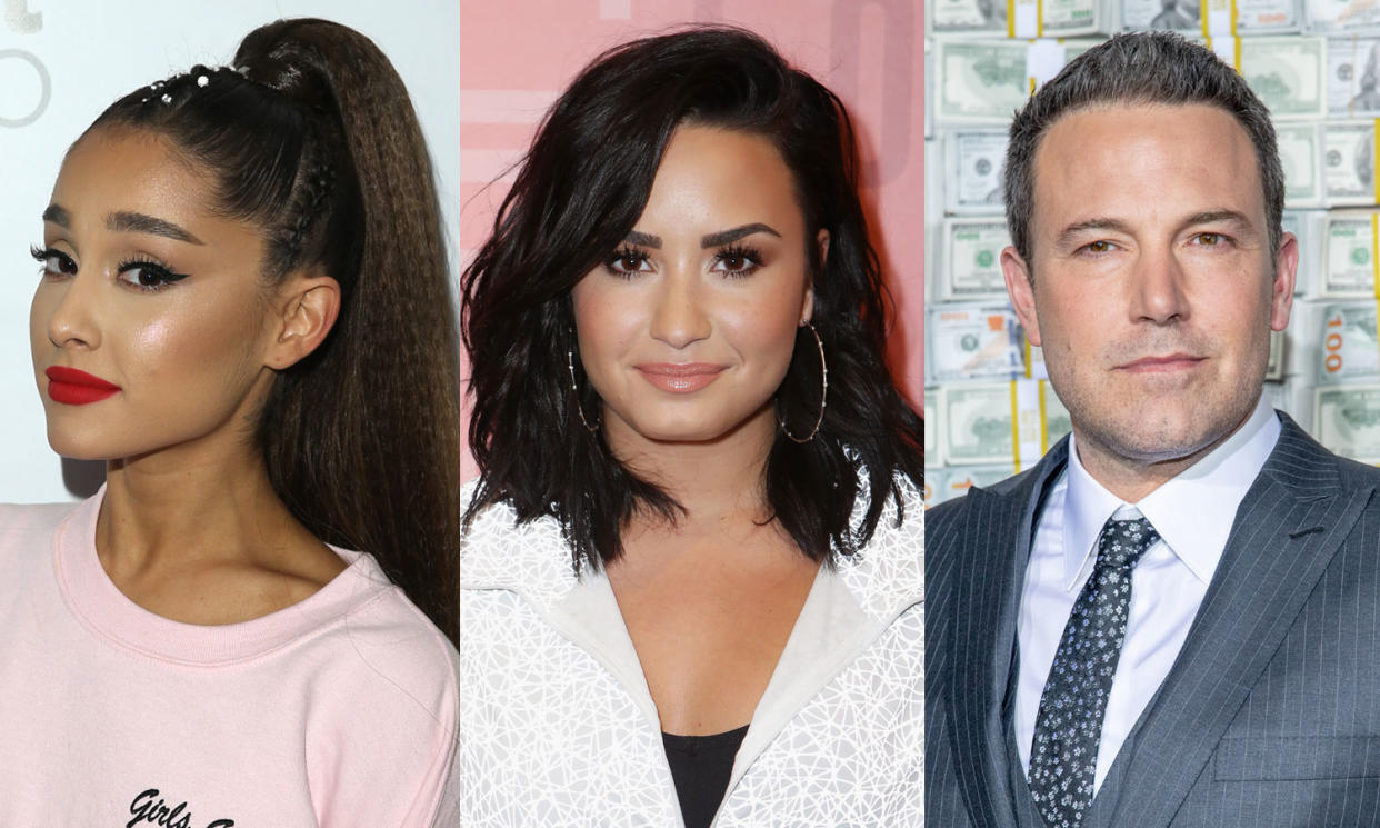 Ariana Grande, Demi Lovato and Ben Affleck are apparently in new relationships amid the coronavirus pandemic.