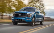 <p>The diesel engine option for the incredibly popular <a href="https://www.caranddriver.com/ford/f-150" rel="nofollow noopener" target="_blank" data-ylk="slk:Ford F-150;elm:context_link;itc:0;sec:content-canvas" class="link ">Ford F-150 </a>is torquey. This 3.0-liter, 250-hp turbocharged V-6, which Ford branded Power Stroke as it does the larger V-8s in the Super Duty line, makes a peak 440 lb-ft of torque at 1750 rpm. Paired with a 10-speed automatic transmission and and only available with four-wheel drive in the F-150, the Power Stroke achieves an EPA-rated 27 mpg on the highway. Although the diesel V-6 is a nearly $5000 option, it's available on XL trims and up. </p><ul><li>Base price: $44,780</li><li>Engine: 250-hp turbocharged 3.0-liter diesel V-6 engine, 10-speed automatic transmission</li><li>EPA Fuel Economy combined/city/highway: 23/30/27 mpg</li><li>Max Towing: 12,100 lb (Requires Max Trailer Tow Package)</li></ul><p><a class="link " href="https://www.caranddriver.com/ford/f-150/specs" rel="nofollow noopener" target="_blank" data-ylk="slk:MORE F-150 SPECS;elm:context_link;itc:0;sec:content-canvas">MORE F-150 SPECS</a></p>