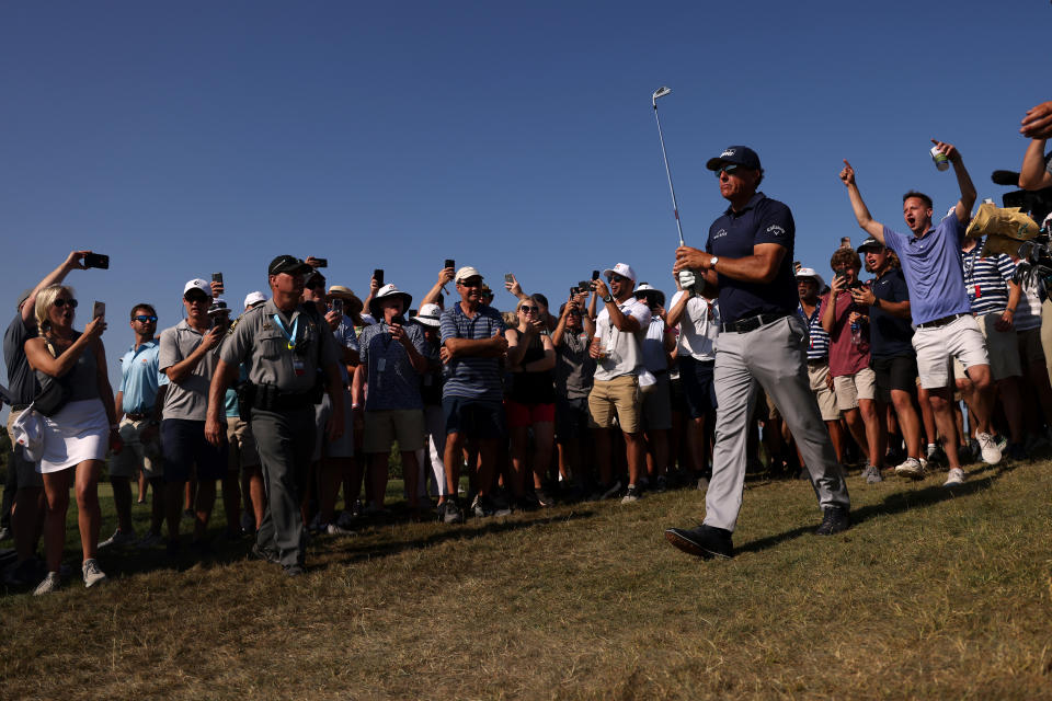 Phil Mickelson at the 2021 PGA Championship