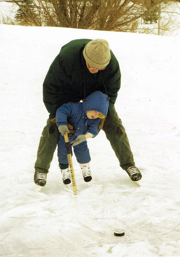 John Cullen and his father, Thomas.