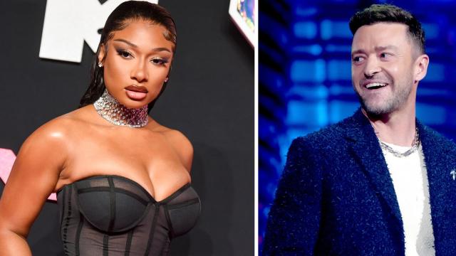 Justin Timberlake and Megan Thee Stallion appear to feud at the VMAs