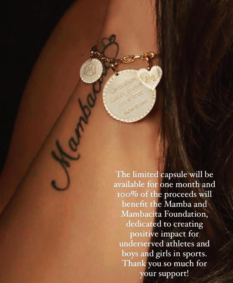Vanessa Bryant Announces 'Mambacita' Jewelry Collaboration in Honor of 'Mamba Day'