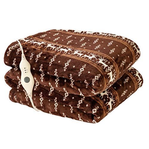 4) Electric Heated Blanket Throw