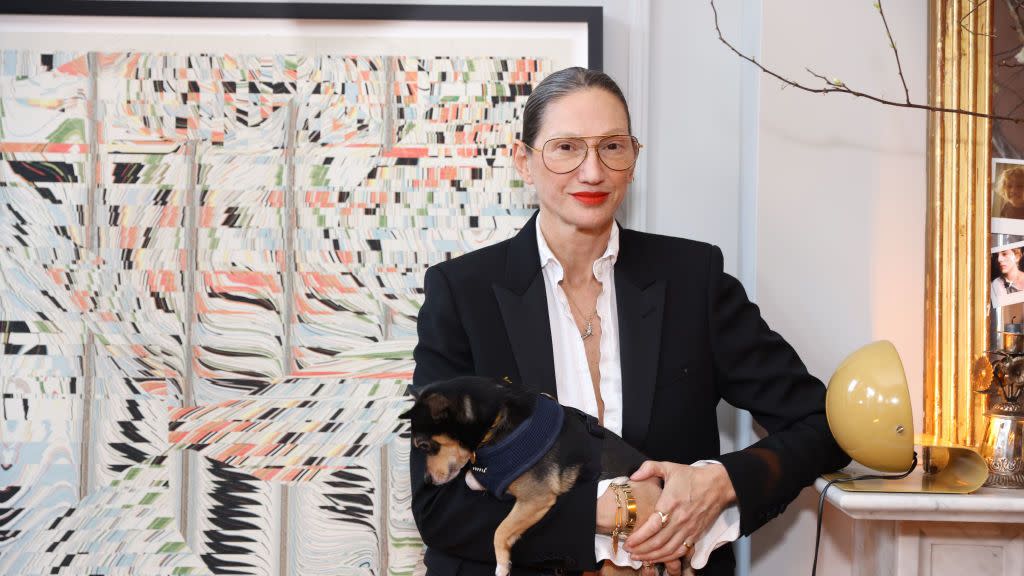 new york, new york march 09 jenna lyons attends as tonicxyz presents the preview party for william mapans strands of solitude collection at jenna lyons, co hosted by kate berry, christy turlington burns, and every mother counts on march 09, 2023 in new york city photo by jp yimgetty images for tonicxyz