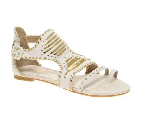 Killah Geneviev Studded Flat Sandals, $71.72, at ASOS