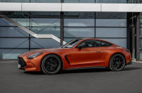 Clocking 0-62mph in just 2.8 seconds, it outpaces all previous AMG models and rivals some of the quickest cars on the market. Its top speed of 198mph edges past its convertible counterpart.