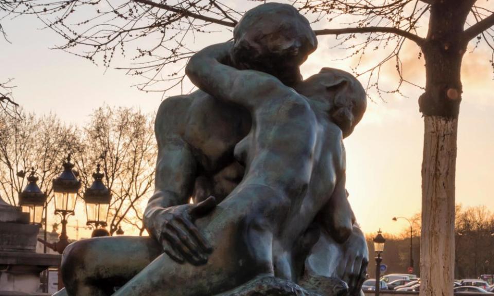 The Kiss, Tuileries.