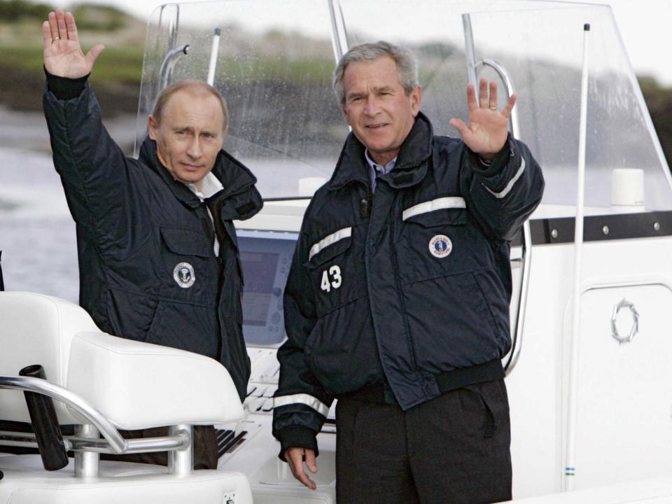 bush and putin