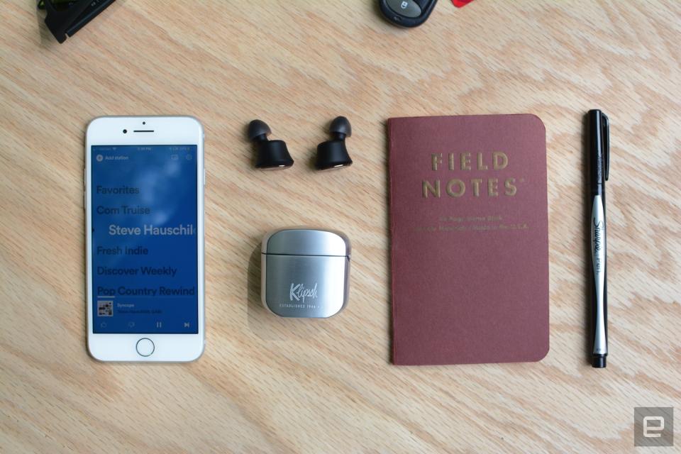 Klipsch's first true wireless earbuds sound great, but the overall experience is mired by frustrating controls and a lack of comfort.