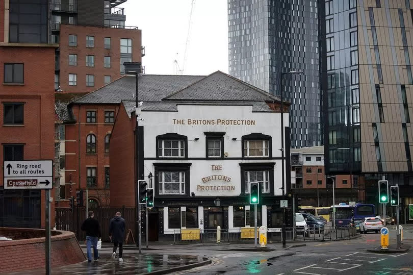 Britons Protection in Manchester City Centre