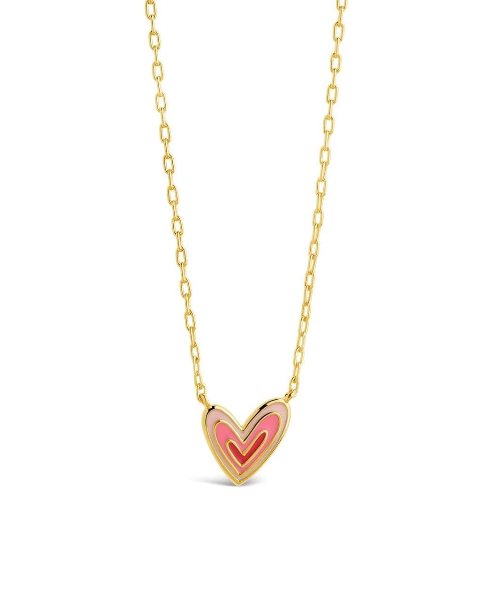 <p><a href="https://go.redirectingat.com?id=74968X1596630&url=https%3A%2F%2Fwww.sterlingforever.com%2Fproducts%2Famanda-enamel-heart-pendant-necklace%3F_pos%3D1%26_psq%3Denam%26_ss%3De%26_v%3D1.0&sref=https%3A%2F%2Fwww.townandcountrymag.com%2Fstyle%2Fg45434207%2Fshop-to-support-breast-cancer-awareness-month%2F" rel="nofollow noopener" target="_blank" data-ylk="slk:Shop Now;elm:context_link;itc:0;sec:content-canvas" class="link ">Shop Now</a></p><p>Amanda Enamel Heart Pendant Necklace</p><p>sterlingforever.com</p><p>$64.00</p><span class="copyright">Courtesy of Sterling Forever</span>