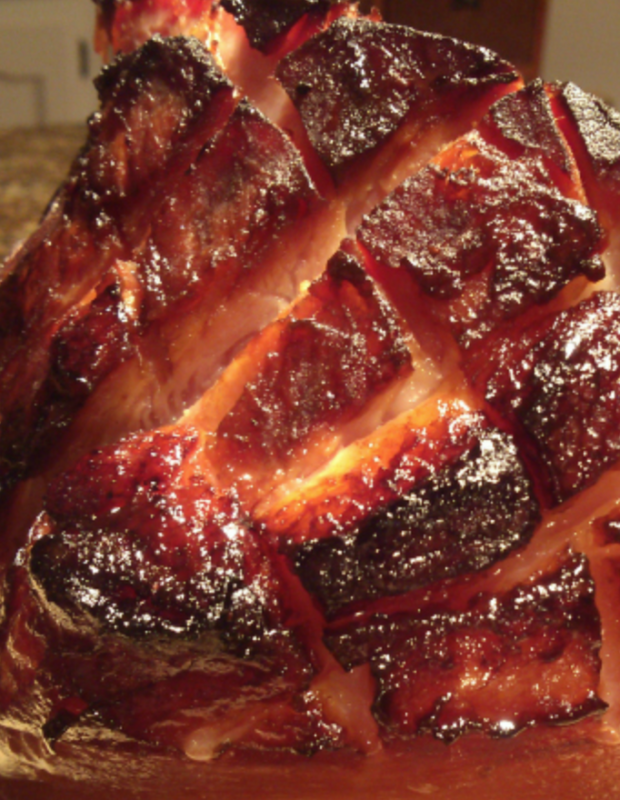 <p>South Your Mouth</p><p>Classic Coca-Cola glazed ham recipe with brown sugar and Dijon that self bastes in an oven bag.</p><p><strong>Get the recipe: <a href="https://www.southyourmouth.com/2013/10/coca-cola-glazed-ham-with-brown-sugar.html" rel="nofollow noopener" target="_blank" data-ylk="slk:Coca-Cola Glazed Ham;elm:context_link;itc:0;sec:content-canvas" class="link "><em>Coca-Cola Glazed Ham</em></a></strong></p>