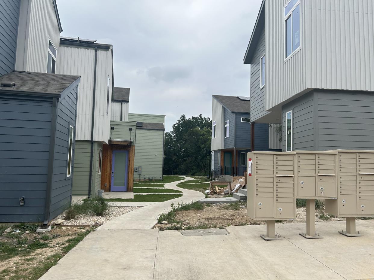 Homes in phase three of North Bluff appear to have active construction in April. (Credit: Steven Apodaca, homeowner and member of North Bluff HOA.)