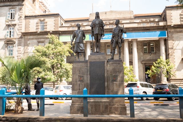 The Nairobi African Memorial which commemorates some of the African troops and followers who died (Commonwealth War Graves Commission/PA)