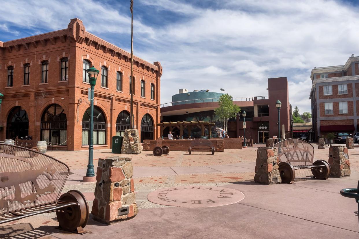 Main square in Flagstaff, Arizona