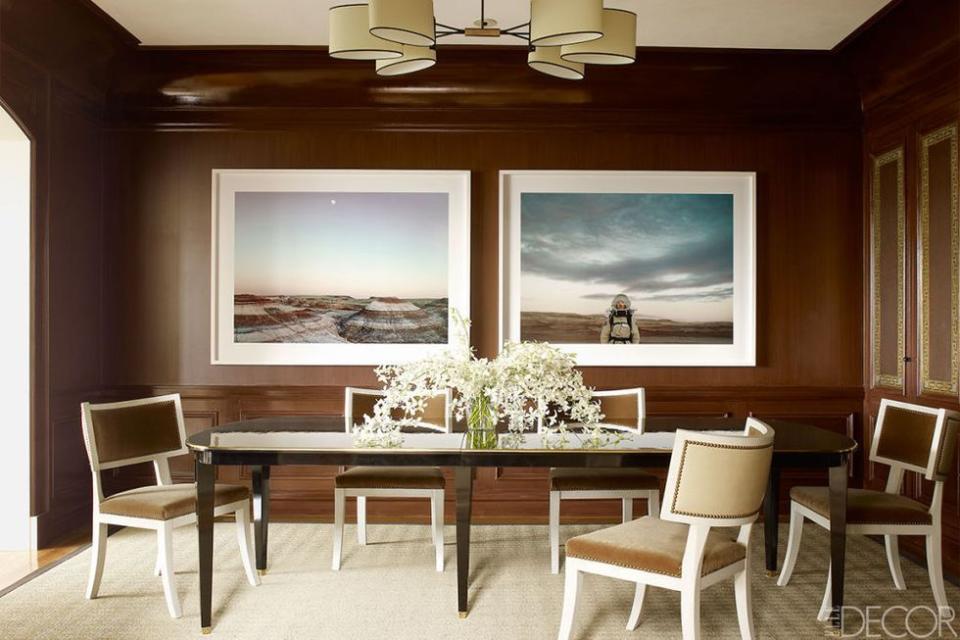Room, Furniture, Interior design, Ceiling, Property, Dining room, Building, Table, Wall, Lighting, 