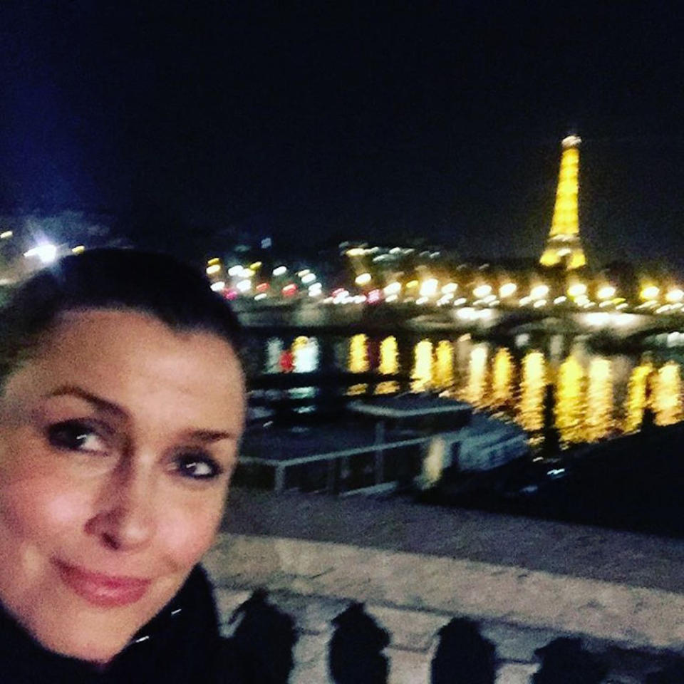 <p>“Oui oui Mon Cheri,” <em>Blue Bloods</em> actress Bridget Moynahan captioned this photo in January. Her trip was filled with “friends” and “fabulous” “fun times,” she noted. (Photo: <a rel="nofollow noopener" href="https://www.instagram.com/p/BPn5HofgIO3/" target="_blank" data-ylk="slk:Bridget Moynahan via Instagram;elm:context_link;itc:0;sec:content-canvas" class="link ">Bridget Moynahan via Instagram</a>)<br><br></p>