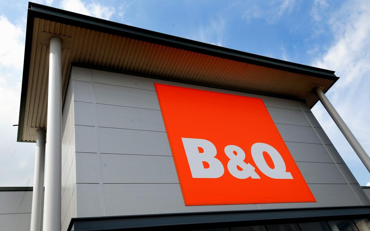 B&Q owner Kingfisher raised the lower end of its profit guidance for the year