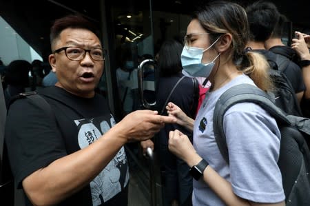 Anti-extradition bill protesters occupy the Revenue Tower in Hong Kong