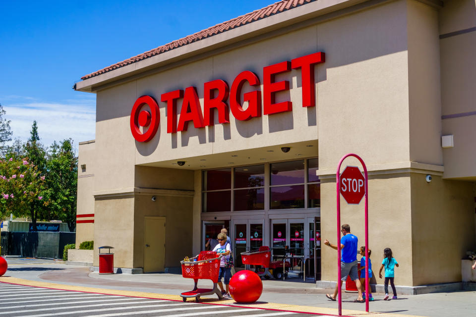 Entrance to one of the Target stores located in south San Francisco