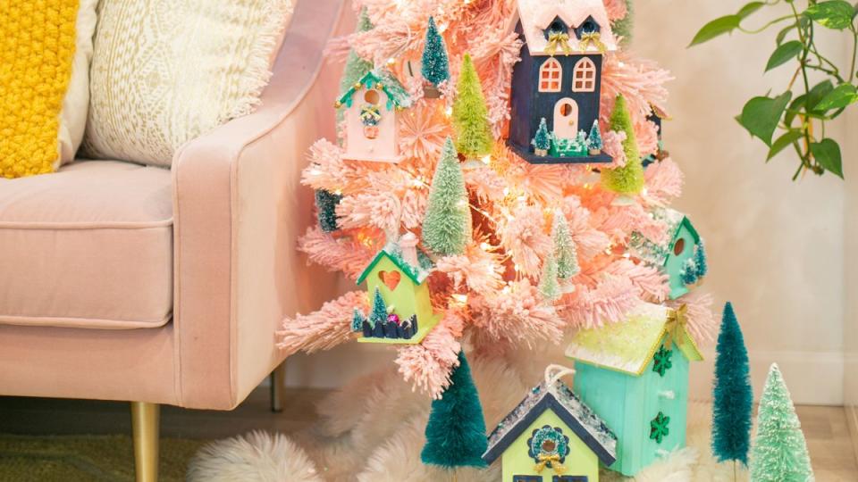 diy advent calendars christmas village tree advent calendar